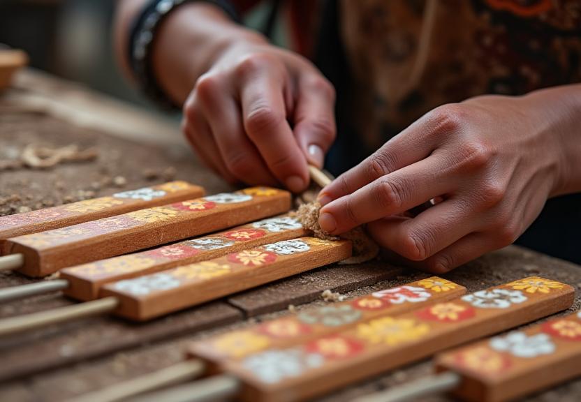 Bilma Clapping Sticks Traditional Craft